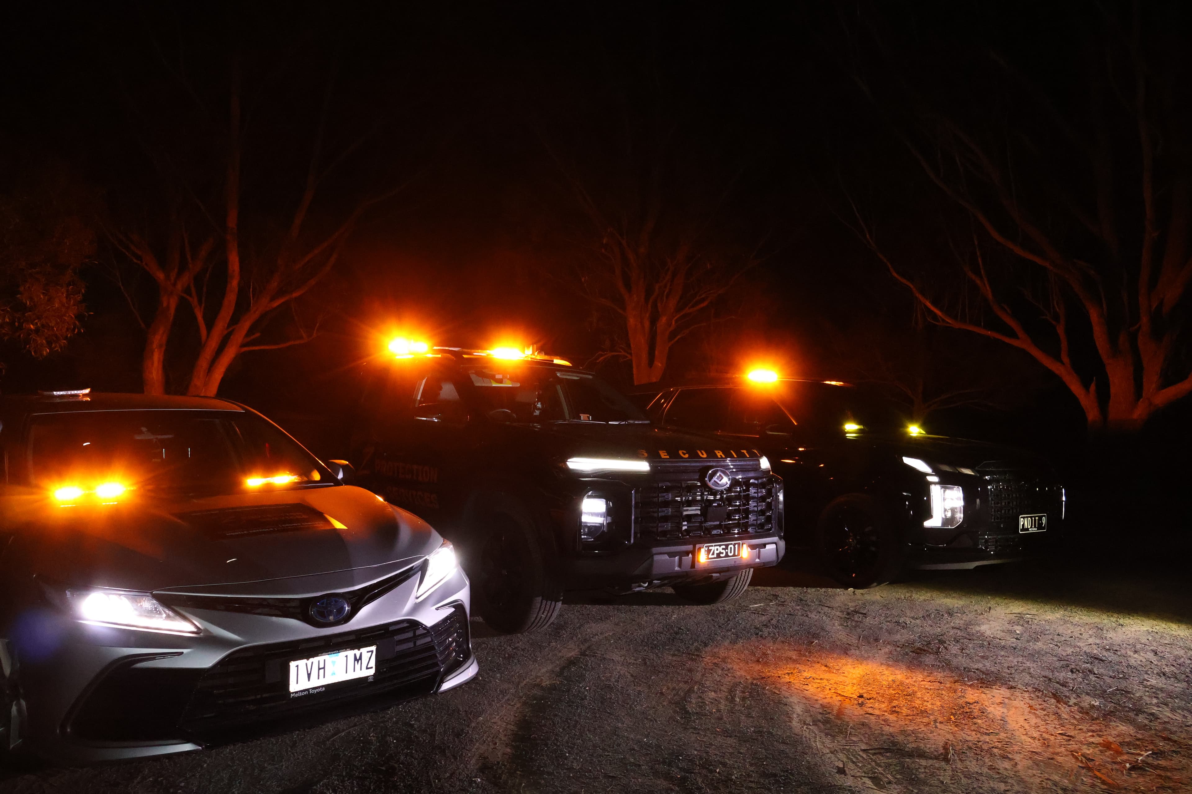 Security officer monitoring cameras